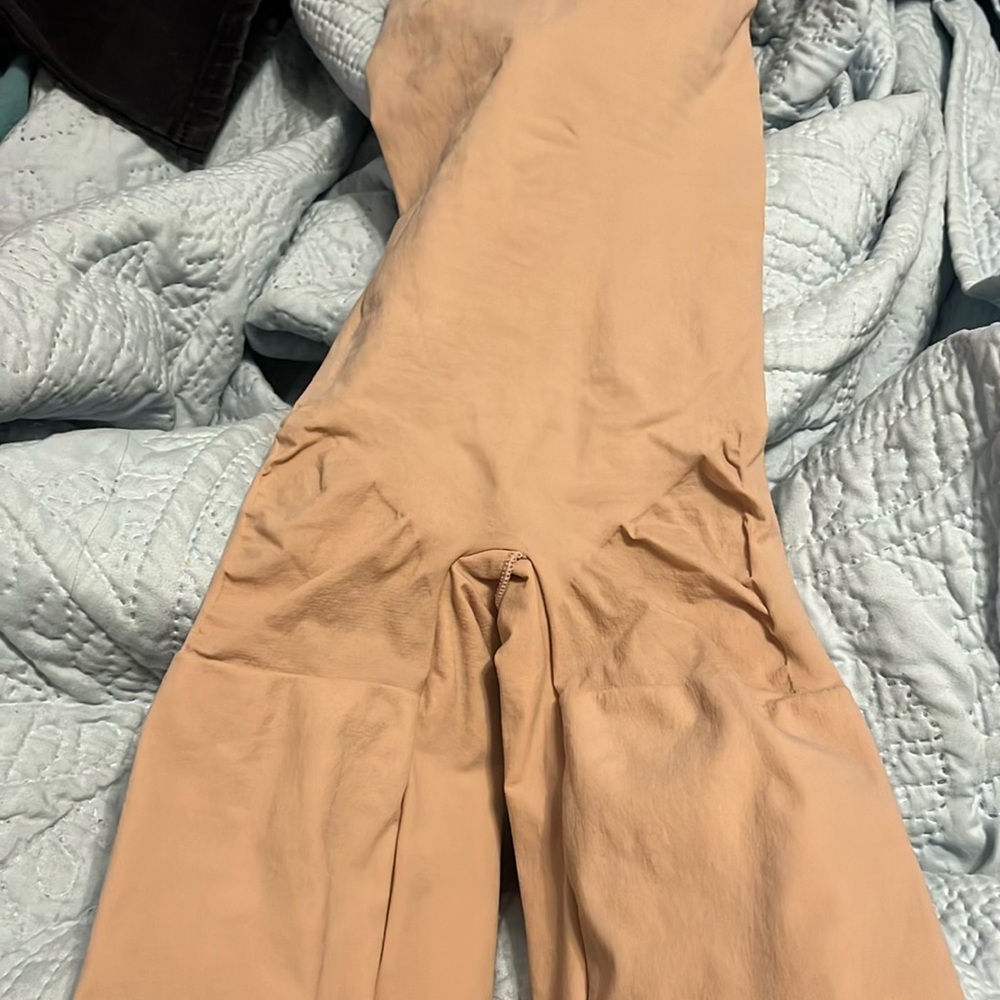 SKIMS Women's Wide Leg bodysuit in Tan